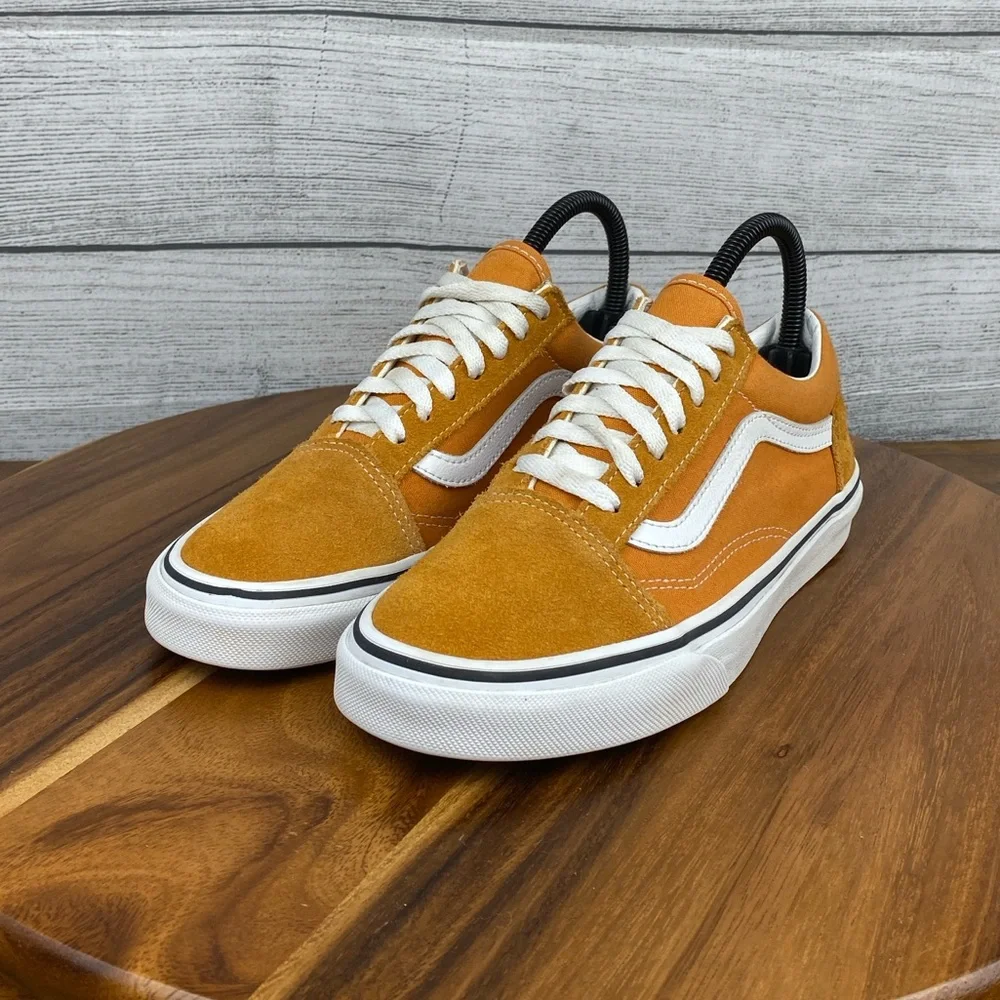 Vans Old Skool Desert Sun Orange Lace Up Sneaker Women’s Shoe Size 6.5